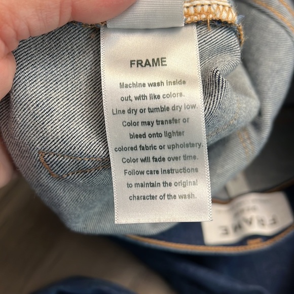 FRAME DENIM LE SKINNY DE JEAN DARKWASH SKINNY JEANS 32 - Picture 13 of 16